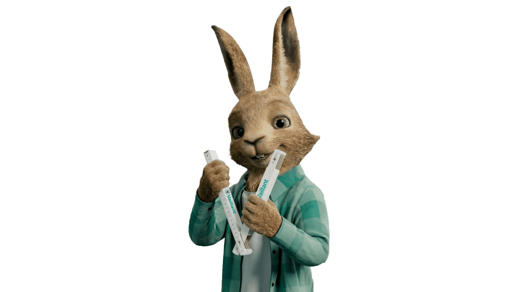Vaillant kiškis turi lankstymo taisyklę