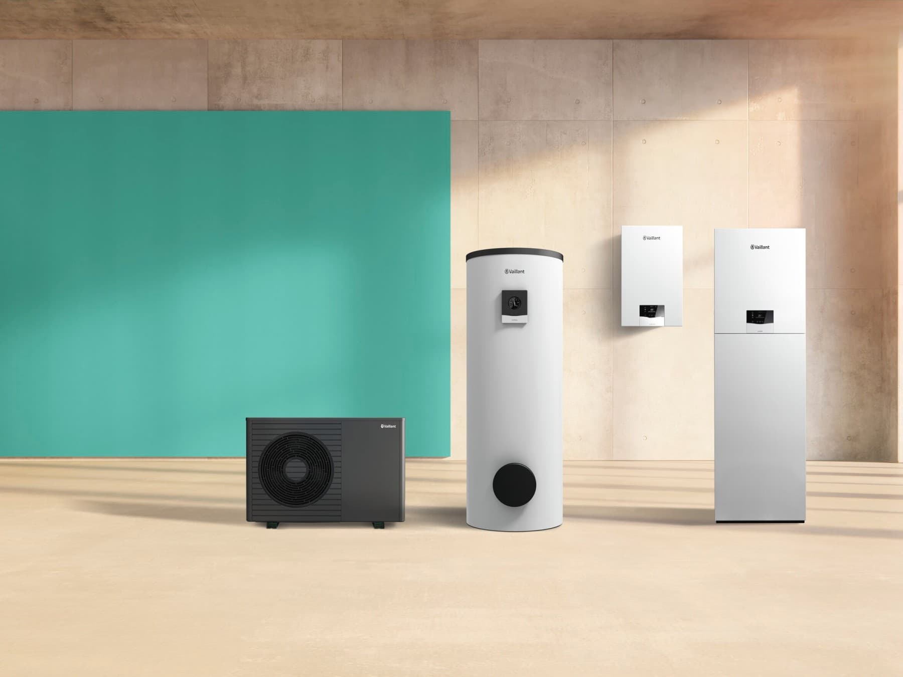 Vaillant šilumos siurblių sistema