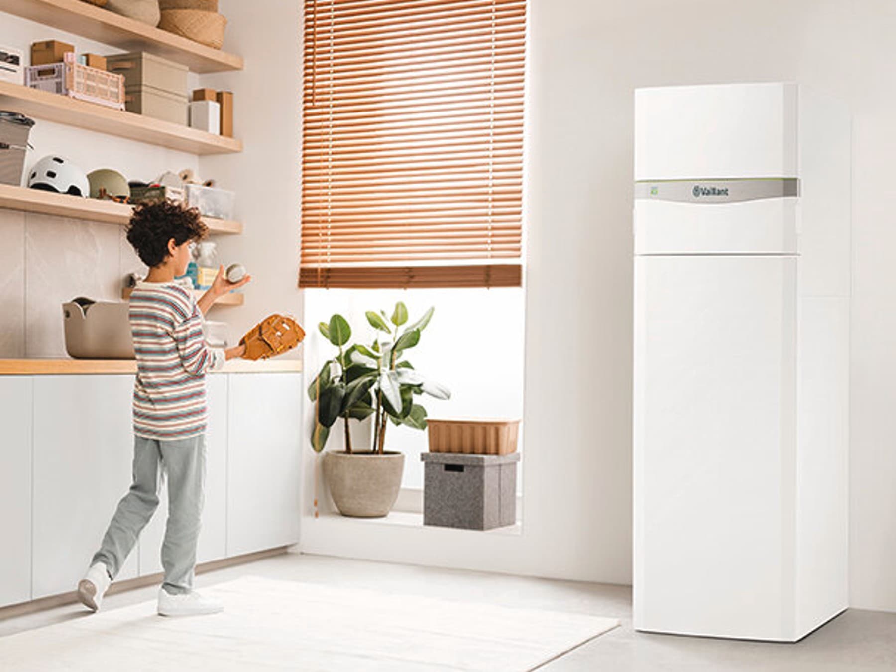 Vaillant flexoTHERM įrengimas patalpoje