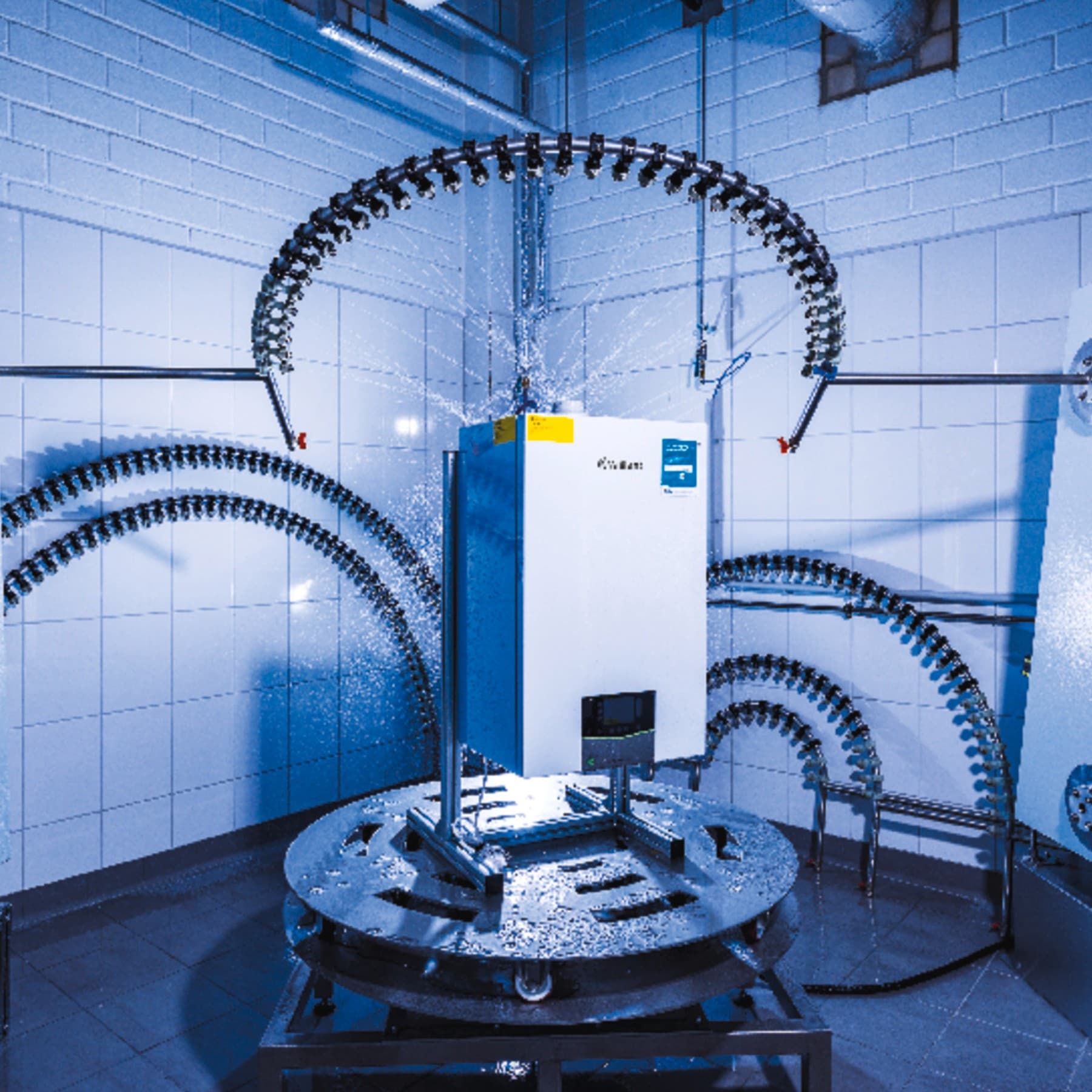 Vaillant katilas bandymų centre