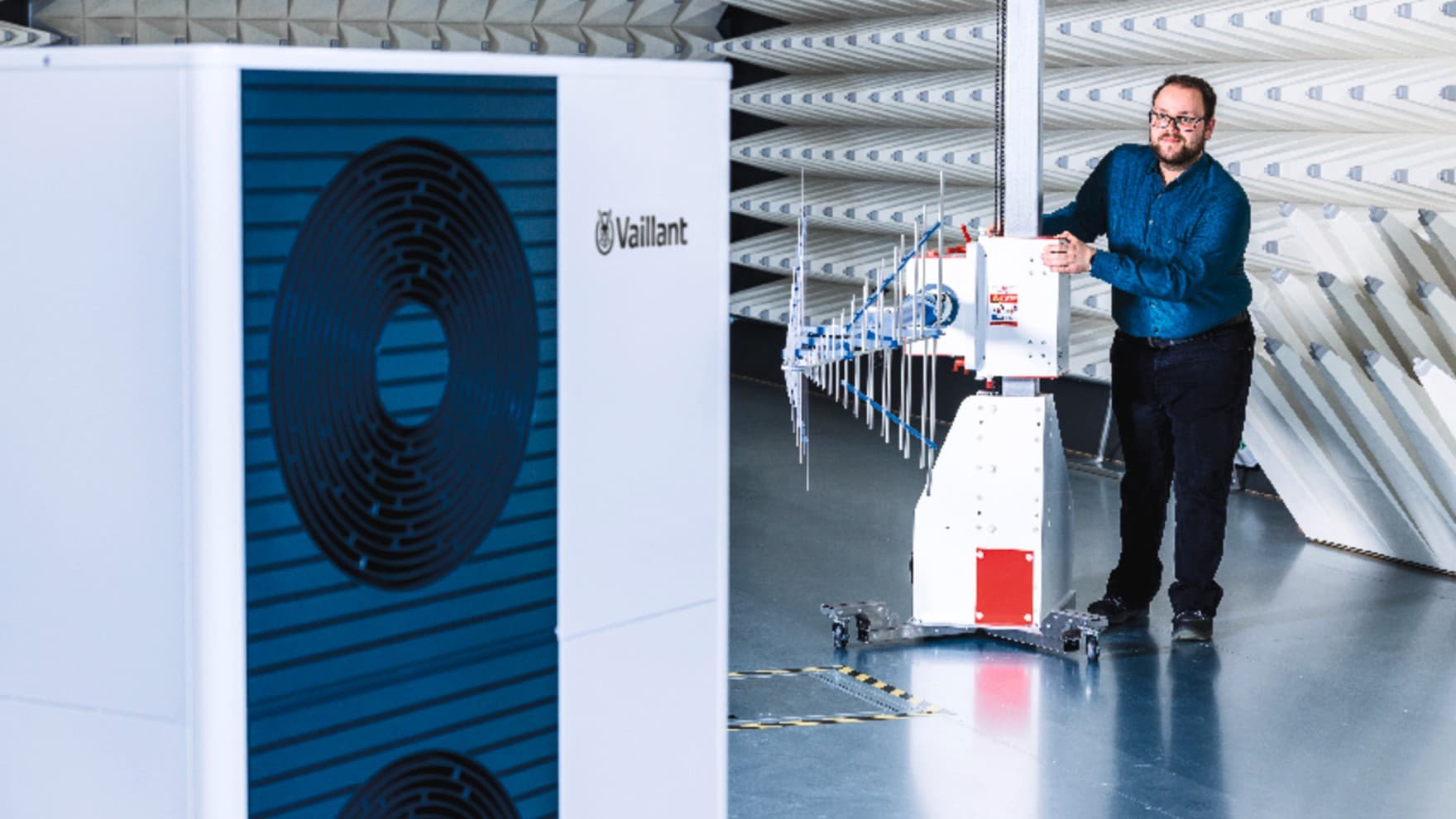 Vaillant šilumos siurblys bandymo įrenginyje